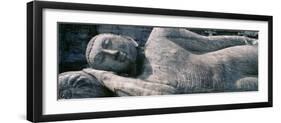 Reclining Stone Buddha Polonnaruwa, Sri Lanka-null-Framed Photographic Print