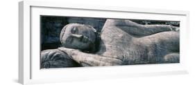 Reclining Stone Buddha Polonnaruwa, Sri Lanka-null-Framed Photographic Print