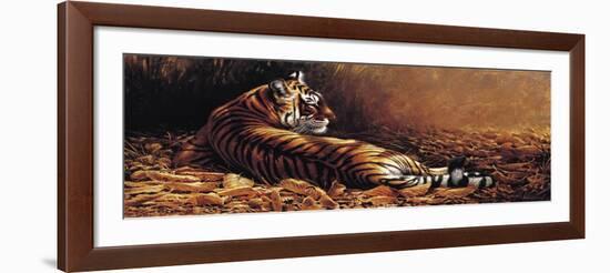 Reclining Tiger-Michael Jackson-Framed Giclee Print