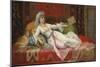 Reclining Turkish Woman; Femme Turque Allongee, 1895-Emile Henri La Porte-Mounted Giclee Print