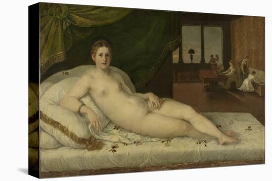 Reclining Venus, C.1540-60-Lambert Sustris-Stretched Canvas