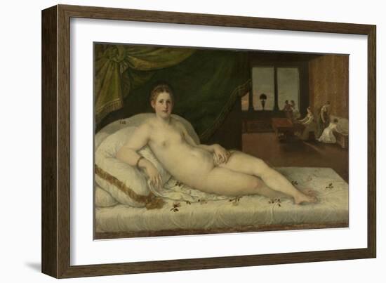 Reclining Venus, C.1540-60-Lambert Sustris-Framed Giclee Print