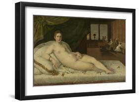 Reclining Venus, C.1540-60-Lambert Sustris-Framed Giclee Print