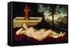 Reclining Water-Nymph-Lucas Cranach the Elder-Framed Stretched Canvas