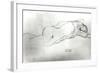 Reclining Woman, c.1914-Gustav Klimt-Framed Giclee Print