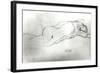 Reclining Woman, c.1914-Gustav Klimt-Framed Giclee Print