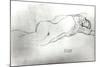 Reclining Woman, c.1914-Gustav Klimt-Mounted Giclee Print