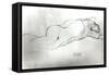 Reclining Woman, c.1914-Gustav Klimt-Framed Stretched Canvas