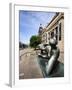 Reclining Woman Elbow Statue by Henry Moore, Leeds, West Yorkshire, Yorkshire, England, UK, Europe-Mark Sunderland-Framed Photographic Print