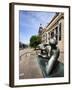 Reclining Woman Elbow Statue by Henry Moore, Leeds, West Yorkshire, Yorkshire, England, UK, Europe-Mark Sunderland-Framed Photographic Print