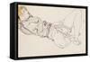 Reclining Woman with Blond Hair, 1912-Egon Schiele-Framed Stretched Canvas