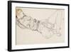 Reclining Woman with Blonde Hair, 1912-Egon Schiele-Framed Giclee Print