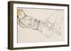 Reclining Woman with Blonde Hair, 1912-Egon Schiele-Framed Giclee Print