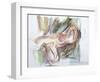 Reclining Woman-Jerry Brody-Framed Art Print