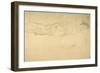 Reclining Woman-Gustav Klimt-Framed Giclee Print