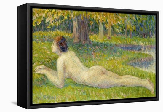 Reclining Woman-Petitjean Hippolyte-Framed Stretched Canvas