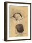 Reclining Young Man-Gustav Klimt-Framed Giclee Print