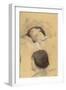 Reclining Young Man-Gustav Klimt-Framed Giclee Print