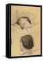 Reclining Young Man-Gustav Klimt-Framed Stretched Canvas