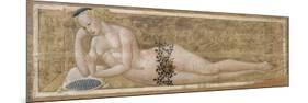 Reclining Young Man-Giovanni Di Ser Giovanni-Mounted Premium Giclee Print