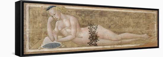 Reclining Young Man-Giovanni Di Ser Giovanni-Framed Stretched Canvas