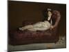 Reclining Young Woman in Spanish Costume, 1862-63-Edouard Manet-Mounted Giclee Print