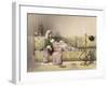 Reclining-E Prisse-Framed Premium Giclee Print