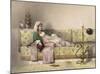 Reclining-E Prisse-Mounted Premium Giclee Print