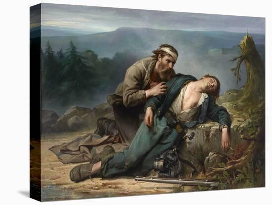 Recognition: North and South, 1865 (Oil on Canvas)-Constant Mayer-Stretched Canvas