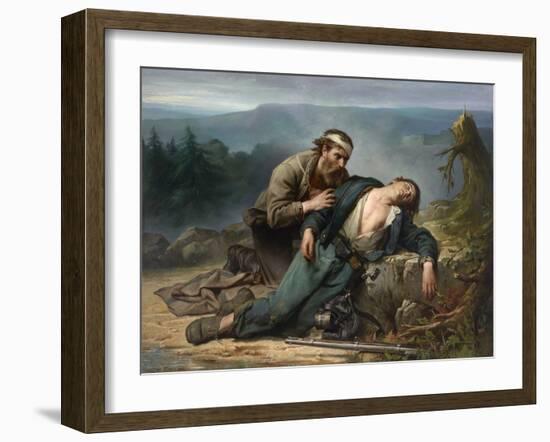Recognition: North and South, 1865 (Oil on Canvas)-Constant Mayer-Framed Giclee Print