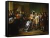 Recognition of Duke of Anjou as King of Spain-Francois Gerard-Framed Stretched Canvas