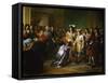 Recognition of Duke of Anjou as King of Spain-Francois Gerard-Framed Stretched Canvas