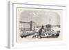 Recognition of the New Sovereign on the Place Du Commerce in Lisbon. Portugal, 1855.-null-Framed Giclee Print