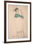 Recollection (Erinnerung), 1913 (W/C & Pencil on Paper)-Egon Schiele-Framed Giclee Print