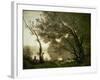 Recollections of Mortefontaine, 1864-Jean-Baptiste-Camille Corot-Framed Giclee Print