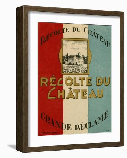 Recolte Du Chateau-null-Framed Art Print