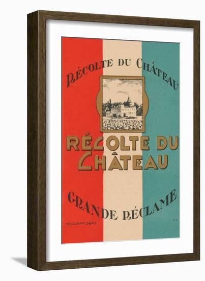 Recolte Du Chateau-null-Framed Art Print