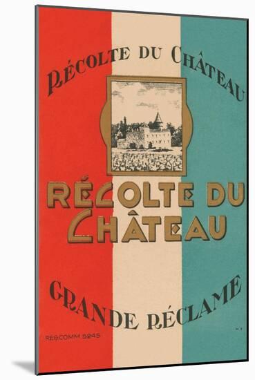 Recolte Du Chateau-null-Mounted Art Print