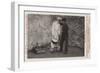 Reconciliation Between Two Boys Working in Hotel or Restaurant-null-Framed Giclee Print