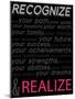 Recongnize and Realize 6-null-Mounted Poster