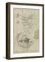 Reconnaissance Sketch of Cabul, Showing the British Cantonments at Sherpur-null-Framed Giclee Print