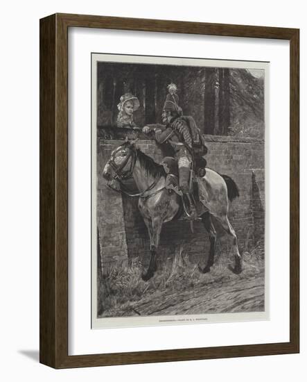 Reconnoitring-Richard Caton Woodville II-Framed Giclee Print