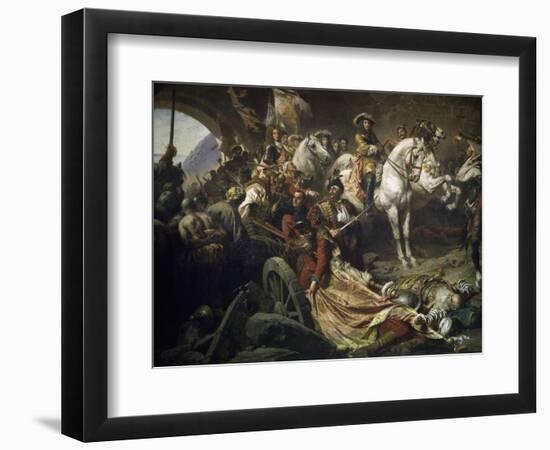 Reconquest of Buda Castle,1686-Gyula Benczur-Framed Premium Giclee Print