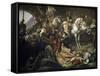 Reconquest of Buda Castle,1686-Gyula Benczur-Framed Stretched Canvas