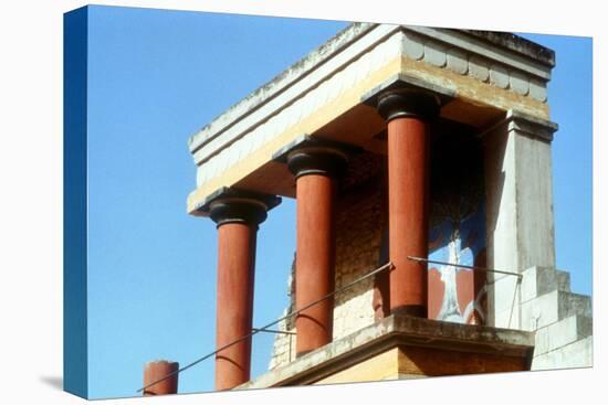 Reconstructed Balustrade West Front of the Palace of Knossos, Crete, C1400 BC-null-Stretched Canvas