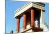 Reconstructed Balustrade West Front of the Palace of Knossos, Crete, C1400 BC-null-Mounted Photographic Print