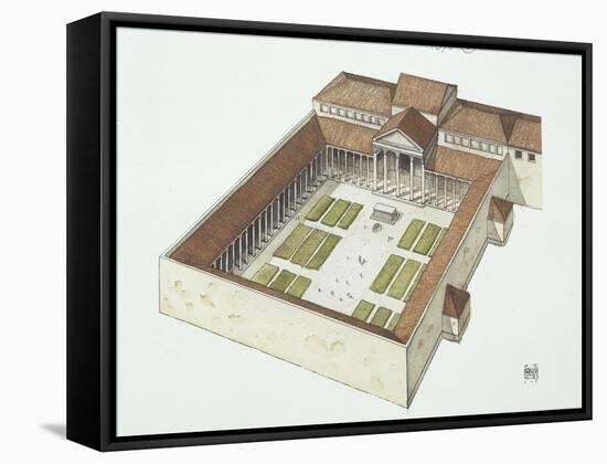 Reconstructed Forum Built by Titus Flavius Vespasianus-null-Framed Stretched Canvas