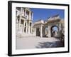 Reconstructed Library of Celsus, Archaeological Site, Ephesus, Anatolia, Turkey-R H Productions-Framed Photographic Print