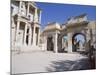 Reconstructed Library of Celsus, Archaeological Site, Ephesus, Anatolia, Turkey-R H Productions-Mounted Photographic Print
