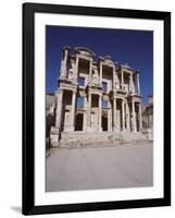 Reconstructed Library of Celsus, Archaeological Site, Ephesus, Anatolia, Turkey-R H Productions-Framed Photographic Print